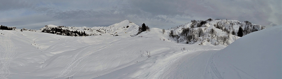 Ai Piani d'Artavaggio (1650 m) ammantati di neve